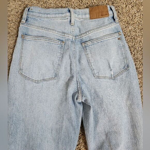 Madwell The High-Rise Slim Crop Boyjean: Knee-Rip Edition Size 24 - Picture 9 of 10